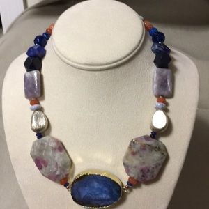 Nakamol all genuine stones NWT 18 - 21" necklace